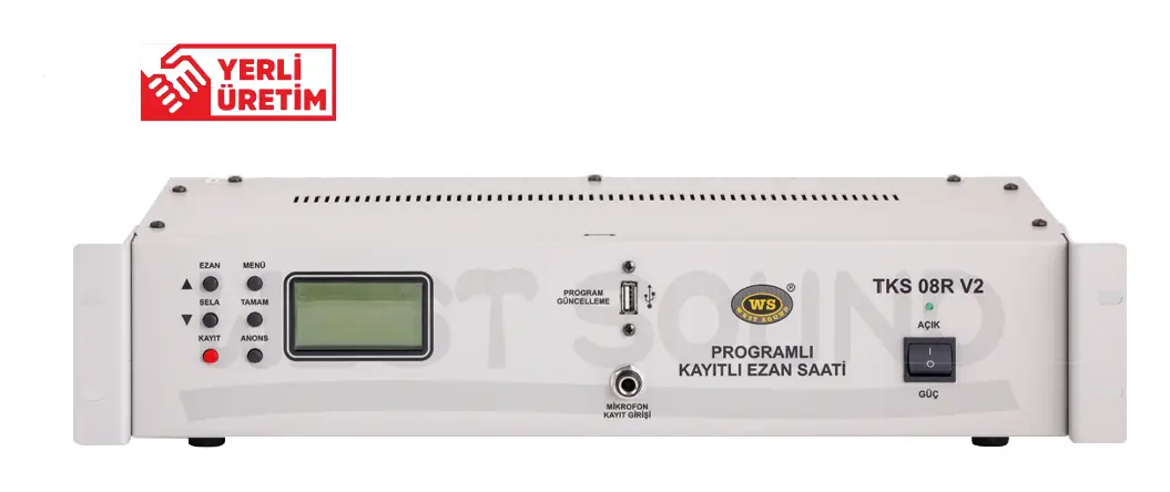 West Sound TKS 08 R V2 Zil / Ezan Saati
