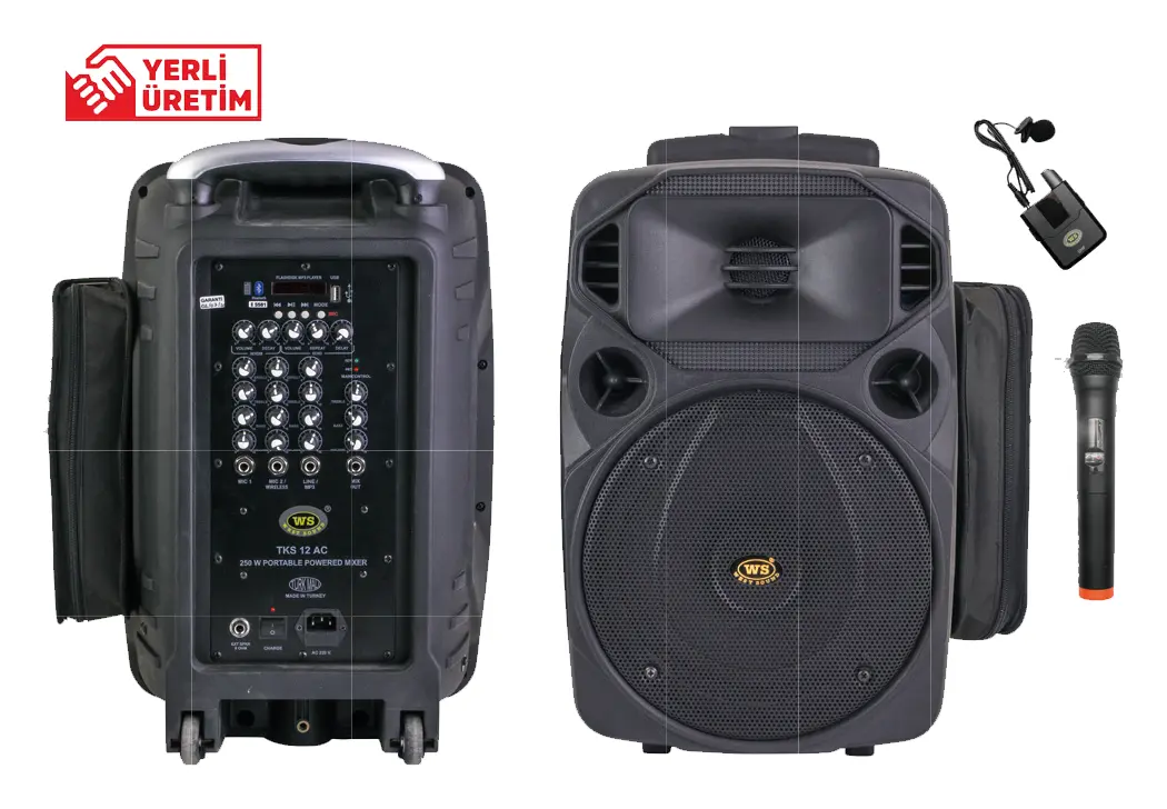 West Sound TKS 12 AC Taşınabilir Ses Sistemi
