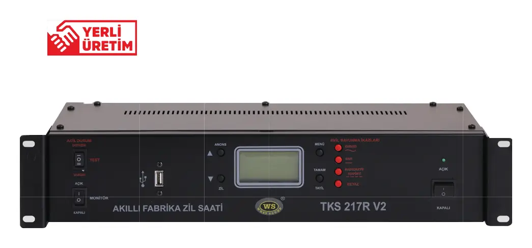 West Sound TKS 217 R V2 110 Bölgeli Zil / Ezan Saati