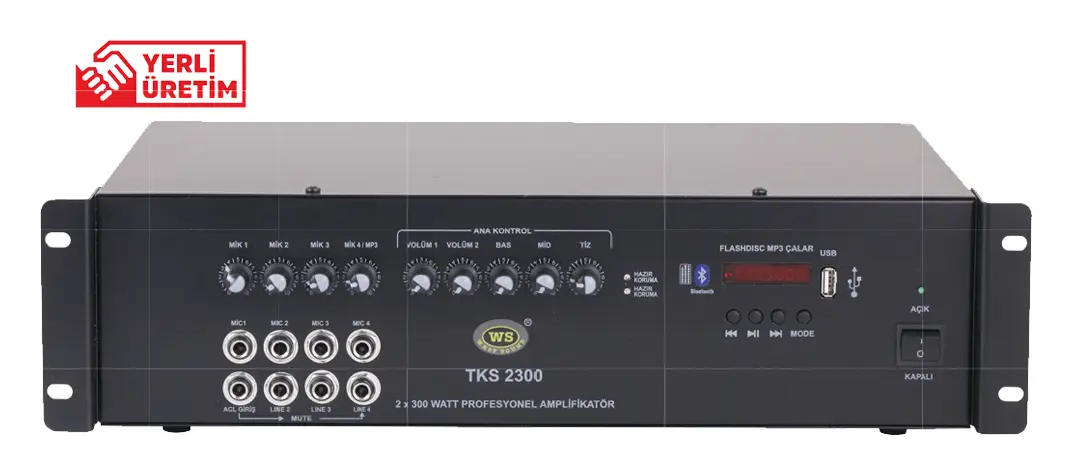 West Sound TKS 2300 2x300W Mikser Amfi