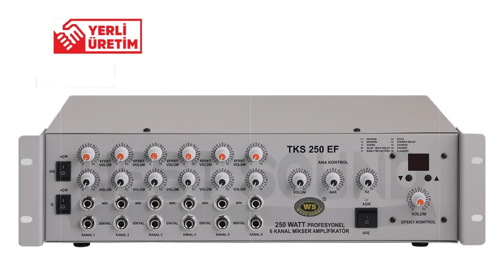 West Sound TKS 250 EF 100V Amplifikatör