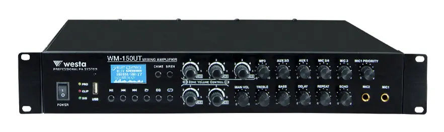 Westa WM-150UT 150W 100V 6 Bölgeli Mikser Amfi