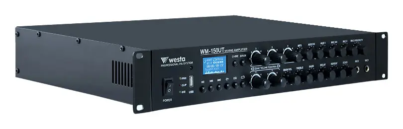 Westa WM-150UT 150W 100V 6 Bölgeli Mikser Amfi — görsel 2