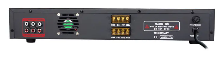 Westa WM-2080FM 200W 100V 3 Bölgeli Mikser Amfi — görsel 2