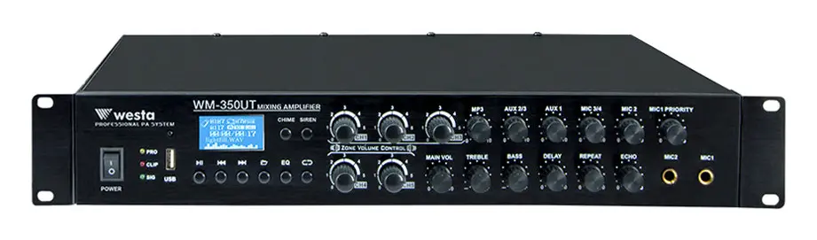 Westa WM-350UT 350W 100V 6 Bölgeli Mikser Amfi