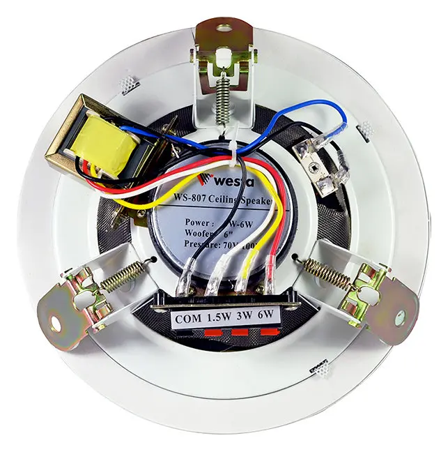 Westa WS-807 5" 100V Beyaz Tavan Hoparlörü — görsel 2
