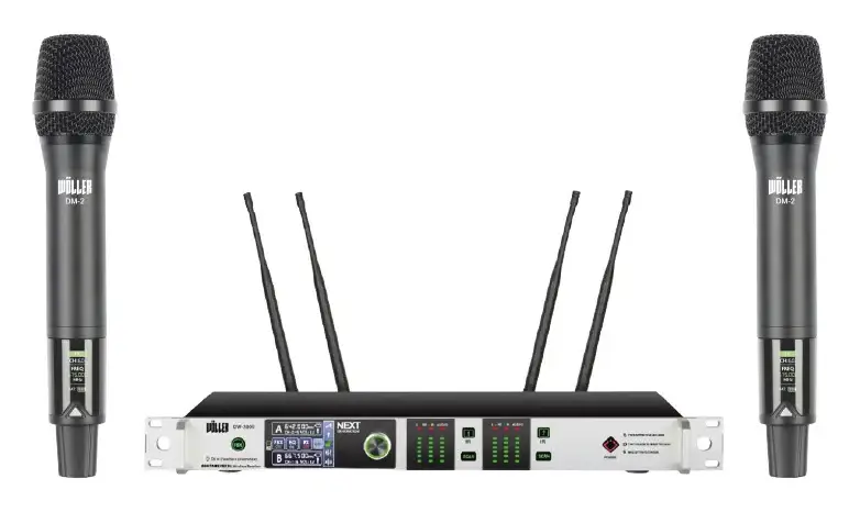 Woller DW-3000EE UHF Kablosuz Mikrofon Seti
