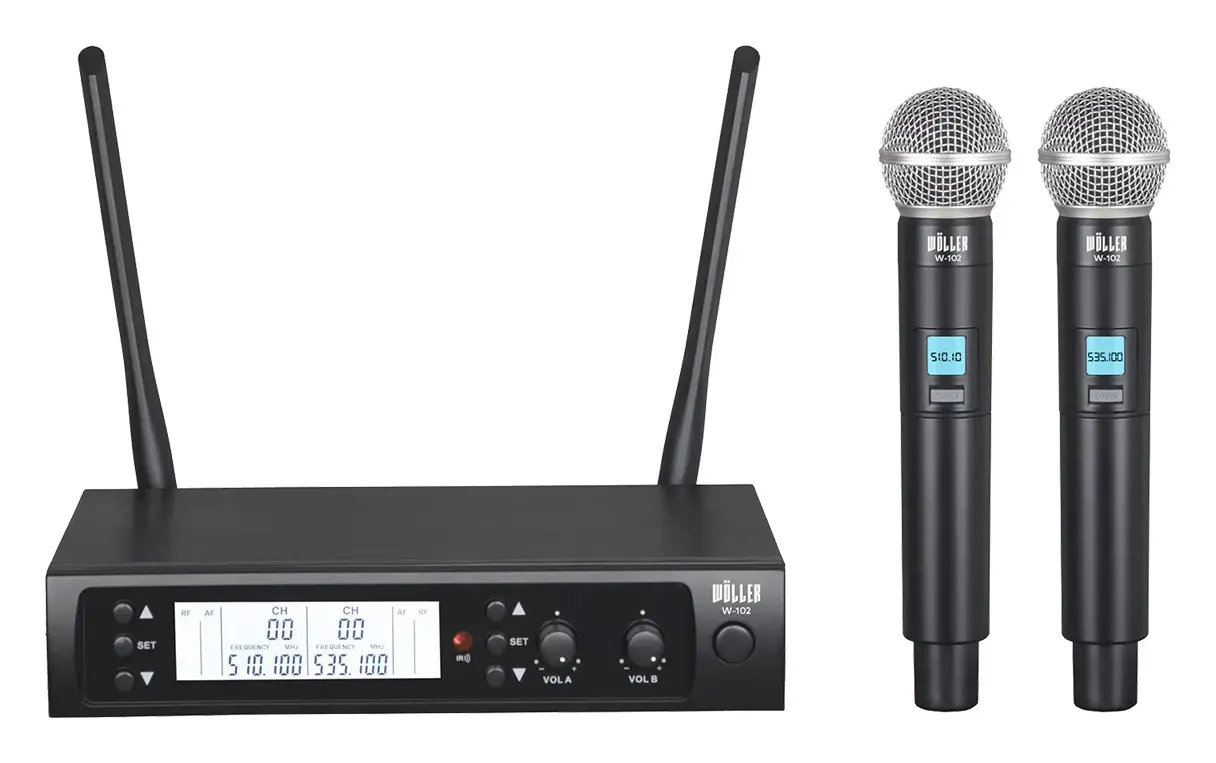 Woller W-102EE UHF Kablosuz Mikrofon Seti