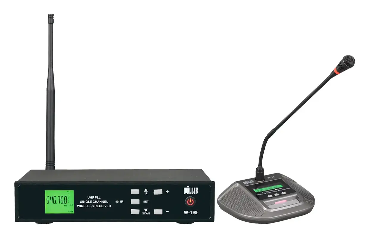 Woller W-199K UHF Kablosuz Mikrofon Seti