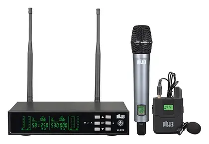 Woller W-299EY UHF Kablosuz Mikrofon Seti