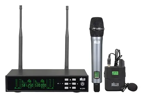 Woller W-299EY UHF Kablosuz Mikrofon Seti