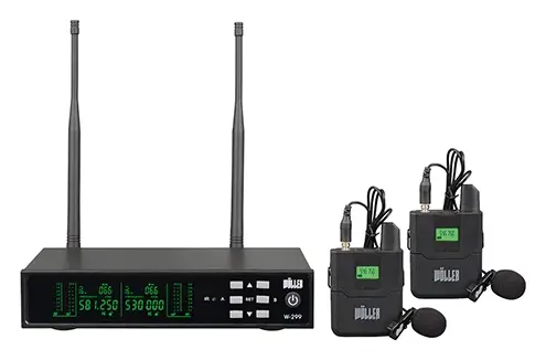 Woller W-299YY UHF Kablosuz Mikrofon Seti