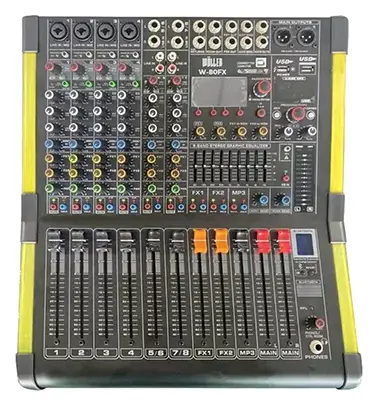 Woller W-80FX 8 Kanal Ses Mikseri