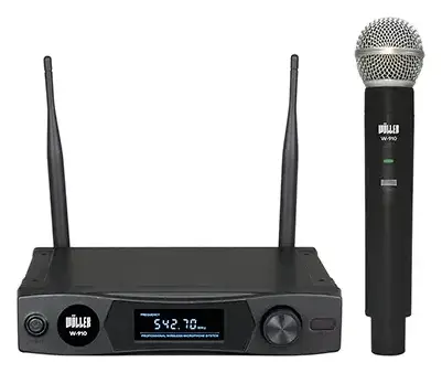 Woller W-910E UHF Kablosuz Mikrofon Seti