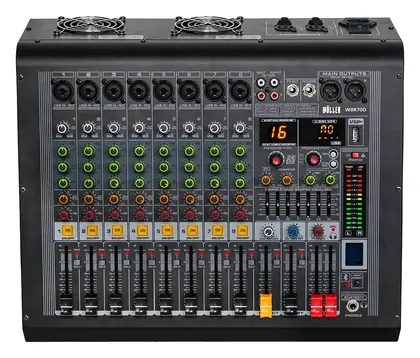 Woller W8R700 350W 8 Kanal Power Mikser