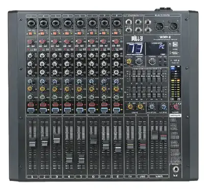 Woller WMP-8P 2x750W 8 Kanal Power Mikser