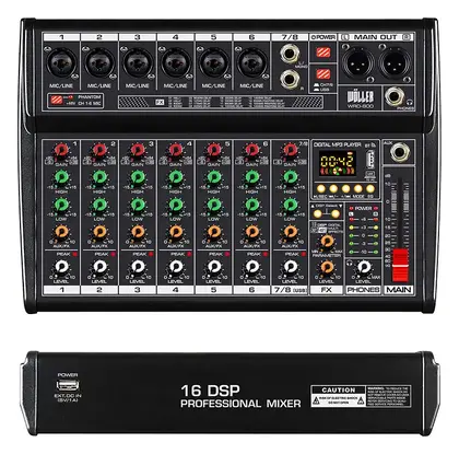 Woller WRD-800 8 Kanal Ses Mikseri