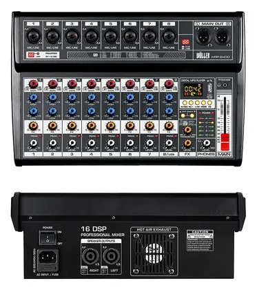 Woller WRP-8400 2x200W 8 Kanal Power Mikser