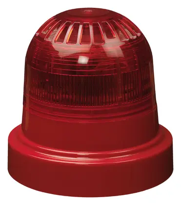 Ziton ZR455V-3RR Kablosuz Kırmızı Yangın Sireni / Flaşör